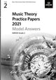 Book cover of: Music Theory Practice Papers Model Answers 2021, ABRSM Grade 2
