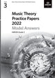 Book cover of: Music Theory Practice Papers Model Answers 2022, ABRSM Grade 3