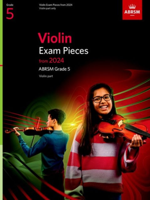 Book cover of: Violin Exam Pieces from 2024, ABRSM Grade 5, Violin Part