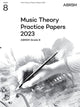 Book cover of: Music Theory Practice Papers 2023, ABRSM Grade 8