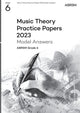 Book cover of: Music Theory Practice Papers Model Answers 2023, ABRSM Grade 6