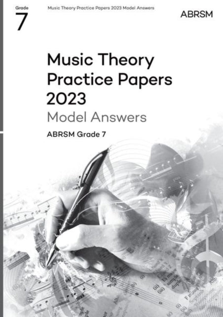 Book cover of: Music Theory Practice Papers Model Answers 2023, ABRSM Grade 7