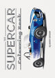 Book cover of: Supercar Colouring Book. By: Rob Gardiner