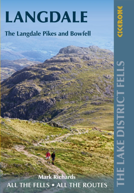 Book cover of: Walking the Lake District Fells - Langdale. By: Mark Richards