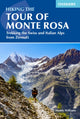 Book cover of: Hiking the Tour of Monte Rosa. By: Maddy Williams