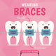 Book cover of: Wearing Braces. By: Harriet Brundle