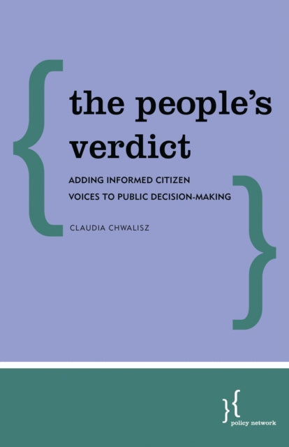 Book cover of: People's Verdict. By: Claudia Chwalisz