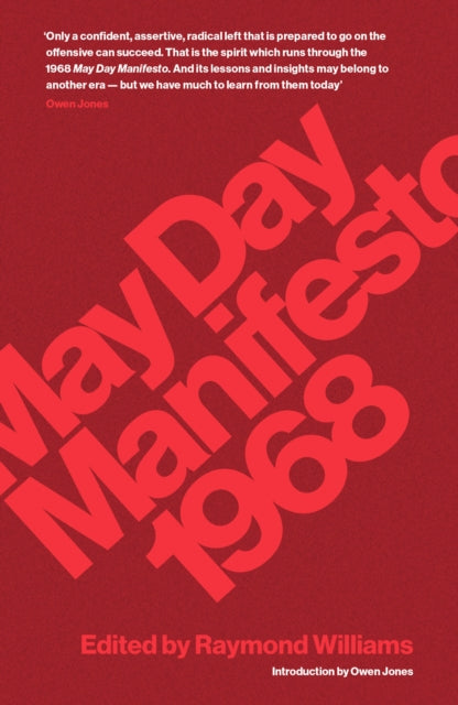 Book cover of: May Day Manifesto 1968. By: Raymond Williams
