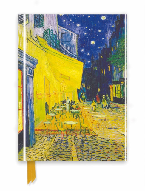 Book cover of: Vincent van Gogh: Cafe Terrace (Foiled Journal). By: Flame Tree Studio