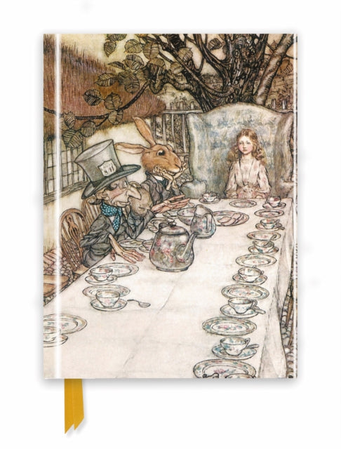 Book cover of: Rackham: Alice In Wonderland Tea Party (Foiled Journal). By: Flame Tree Studio