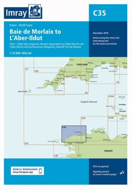 Book cover of: Imray Chart C35