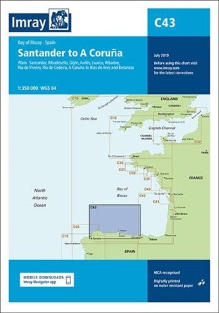 Book cover of: Imray Chart C43