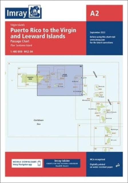 Book cover of: Imray Chart A2