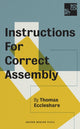 Book cover of: Instructions for Correct Assembly. By: Ella Riad