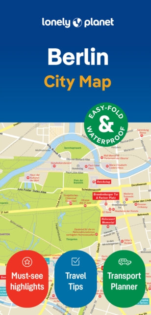 Book cover of: Lonely Planet Berlin City Map. By: Lonely Planet