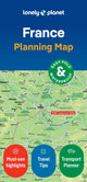 Book cover of: Lonely Planet France Planning Map. By: Lonely Planet