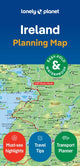 Book cover of: Lonely Planet Ireland Planning Map. By: Lonely Planet