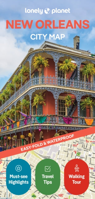 Book cover of: Lonely Planet New Orleans City Map