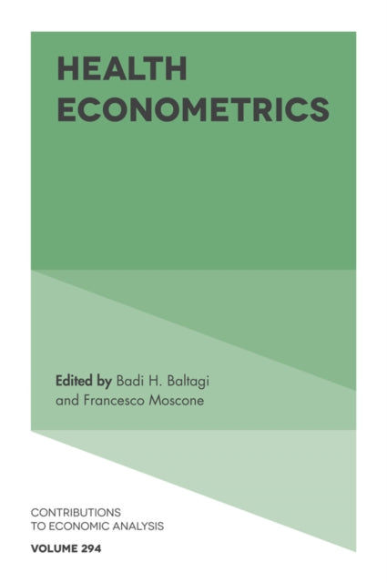 Book cover of: Health Econometrics