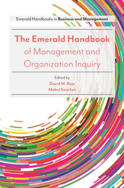 Book cover of: Emerald Handbook of Management and Organization Inquiry. By: Mabel Sanchez