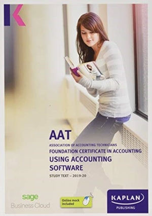 Using Accounting Software - Study Text