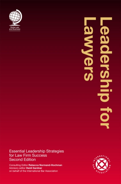 Book cover of: Leadership for Lawyers. By: Rebecca Normand-Hochmand