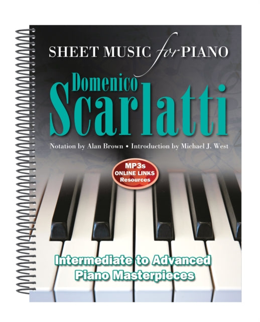 Book cover of: Domenico Scarlatti: Sheet Music for Piano. By: Alan Brown