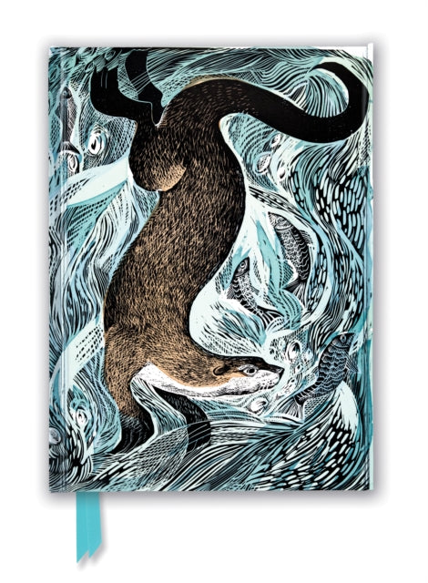 Angela Harding: Fishing Otter (Foiled Journal) 9781787558021 Flame Tree Studio