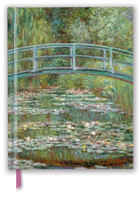 Book cover of: Claude Monet: Bridge over a Pond of Water Lilies (Blank Sketch Book). By: Flame Tree Studio