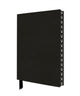 Book cover of: Ebony Black Artisan Notebook (Flame Tree Journals). By: Flame Tree Studio