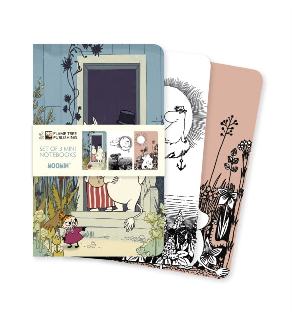 Book cover of: Moomin Set of 3 Mini Notebooks. By: Flame Tree Studio