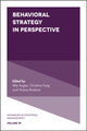 Book cover of: Behavioral Strategy in Perspective. By: Mie Augier