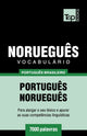 Book cover of: Vocabulario Portugues Brasileiro-Noruegues - 7000 palavras
