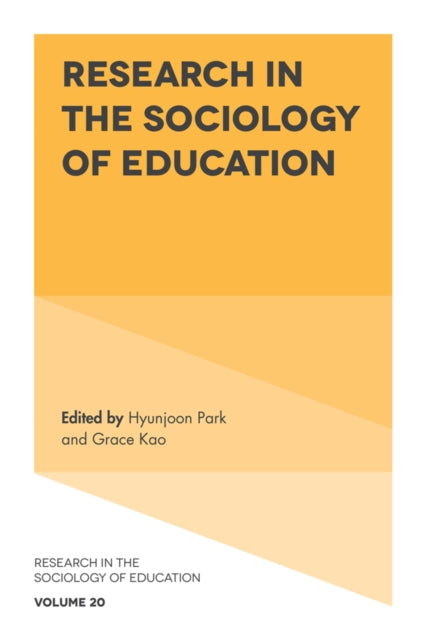 Book cover of: Research in the Sociology of Education. By: Hyunjoon Park