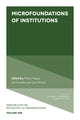 Book cover of: Microfoundations of Institutions. By: Patrick Haack