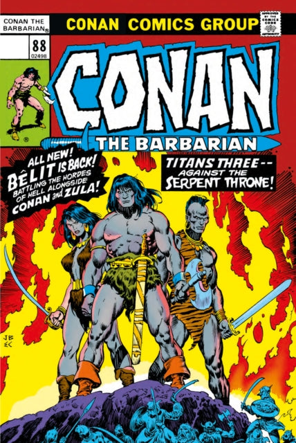 Book cover of: Conan The Barbarian: The Original Comics Omnibus Vol.4. By: Roy Thomas
