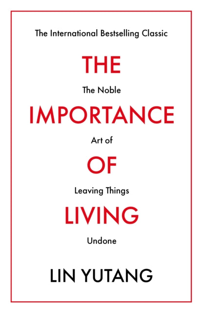 Book cover of: Importance of Living
