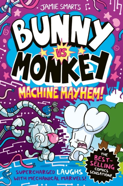 Bunny vs Monkey: Machine Mayhem (a Phoenix Comic Book, from the million-selling Jamie Smart, Illustrator of the Year) 9781788452977 Jamie SMART