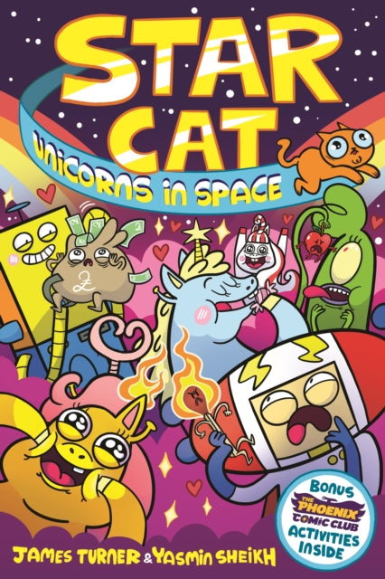Book cover of: Star Cat: Unicorns in Space! (a Phoenix Comic Book)