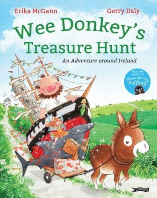Book cover of: Wee Donkey's Treasure Hunt. By: Erika McGann