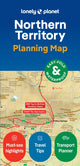 Book cover of: Lonely Planet Northern Territory Planning Map. By: Lonely Planet