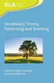 Book cover of: Vocabulary Theory, Patterning and Teaching. By: Samuel Barclay