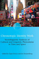 Book cover of: Chronotopic Identity Work. By: Sjaak Kroon