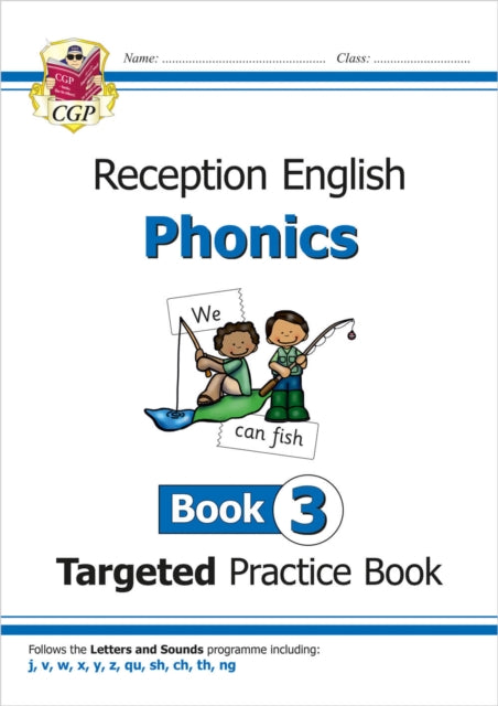 Book cover of: Reception English Phonics Targeted Practice Book - Book 3