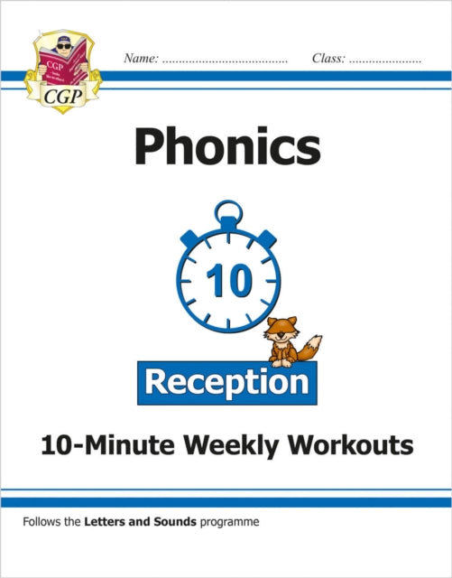 Book cover of: Reception English Phonics 10-Minute Weekly Workouts
