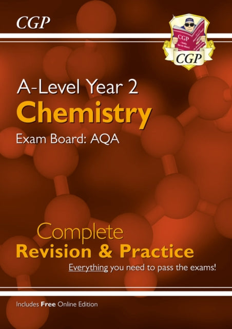 Book cover of: A-Level Chemistry: AQA Year 2 Complete Revision & Practice with Online Edition