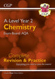 Book cover of: A-Level Chemistry: AQA Year 2 Complete Revision & Practice with Online Edition