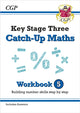 Book cover of: KS3 Maths Catch-Up Workbook 5 (with Answers)
