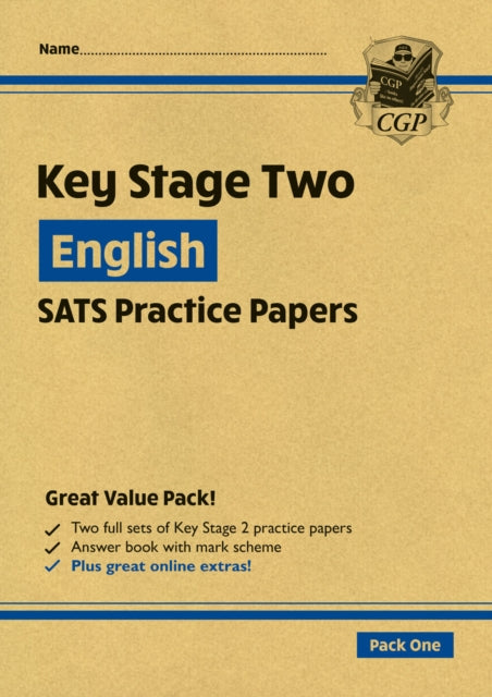 Book cover of: KS2 English Year 6 SATS Practice Papers: Pack 1 - for the 2026 tests (with free Online Extras)