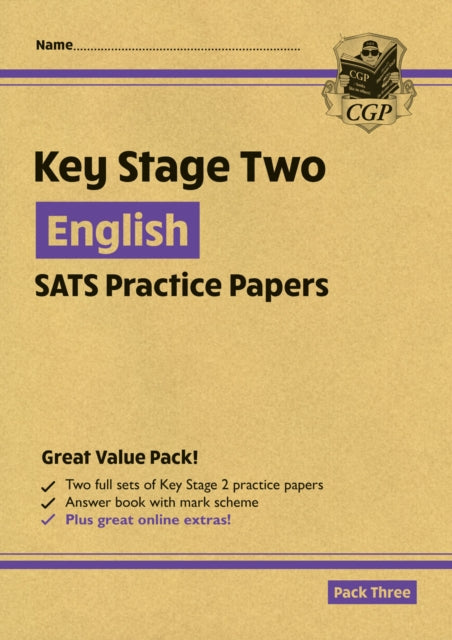 KS2 English Year 6 SATS Practice Papers: Pack 3 - for the 2026 tests (with free Online Extras)